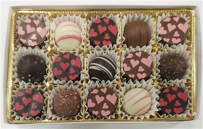 Valentine's Day 15ct Heart truffle Box