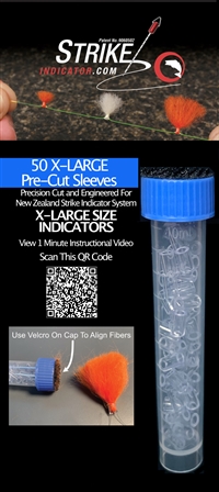 X-Large Pre-Cut Sleeves and Vial With Velcro Top