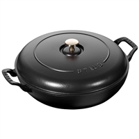 Staub Cast Iron Braiser - Black