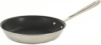 8 x 1 7/8" All-Clad&reg; Stainless Non-Stick 3-Ply Bonded Frying Pan, cookware made in USA