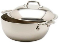 10 1/2 x 4" All-Clad&reg; Stainless 3-PLY Bonded Dutch Oven
