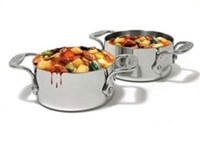 4 1/2 x 2 1/2" All-Clad&reg;  Stainless Soup Souffle Ramekins, Cookware Made in USA