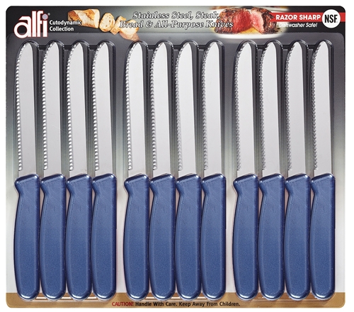  Alfi All-Purpose Knives Aerospace Precision Rounded Tip - Home  And Kitchen Supplies - Serrated Steak Knives Set