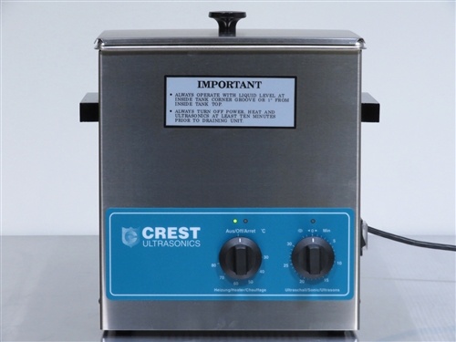 Crest CP360HT-45 Ultrasonic Cleaner - Heat & Timer