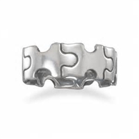 Sterling Silver Puzzle Ring