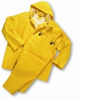 yellow PVC/polyester PIP Mid-Weight 35 mil
3 Piece Rain Suit