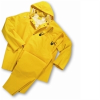 yellow PVC/polyester PIP Mid-Weight 35 mil
3 Piece Rain Suit