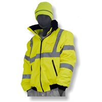 Unisex Bomber Jacket High Visibility Yellow