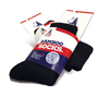 Bamboo socks, Steel Blue bamboo socks are made from ultra-fine bamboo fabric, these socks are naturally anti-bacterial and eliminate foot odor. The eco-friendly bamboo materials offer anti-static properties, blister protection and all day comfort.