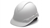 PYRAMEX-HP44116C SHINEY WHITE GRAPHITE RIDGELINE CAP STYLE