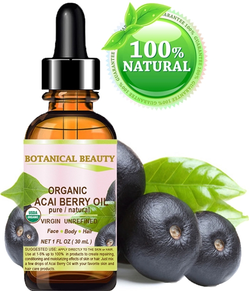 Organic Acai Berry Oil Botanical Beauty