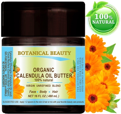 Calendula Oil Butter Organic Botanical Beauty