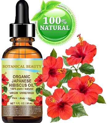 Japanese Hibiscus Oil Organic Botanical Beauty