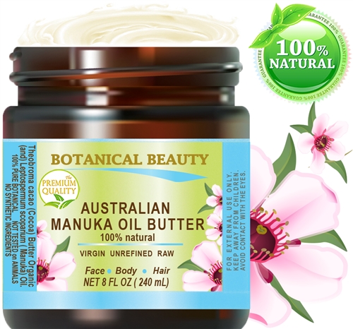 Botanical Beauty Organic MANUKA OIL BUTTER RAW Australian