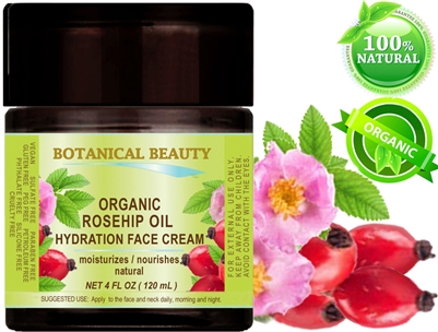 Botanical Beauty ORGANIC ROSE HIP OIL HYDRATION FACE CREAM