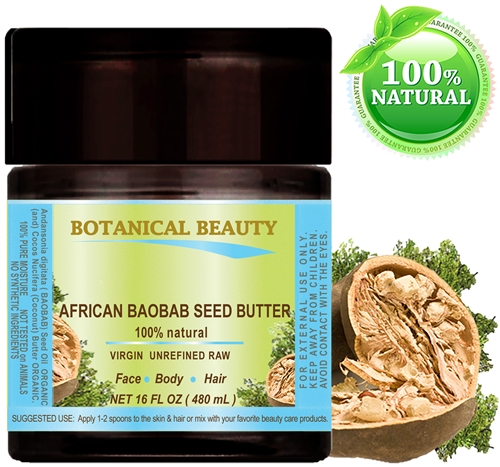African Baobab Seed Butter Organic Botanical Beauty