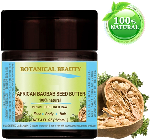 African Baobab Seed Butter Organic Botanical Beauty