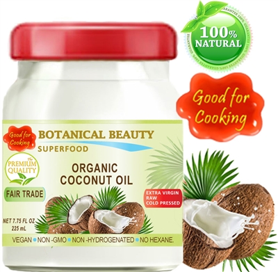 Coconut Oil Organic Fair Trade Botanical Beauty