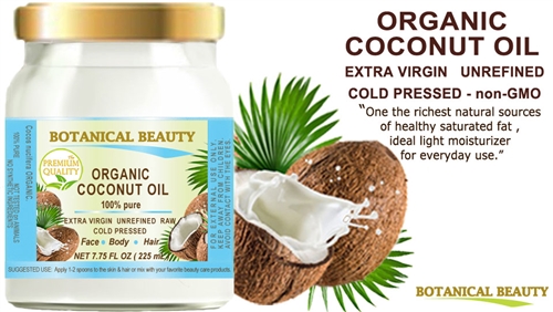 Coconut Oil Organic Fair Trade Botanical Beauty