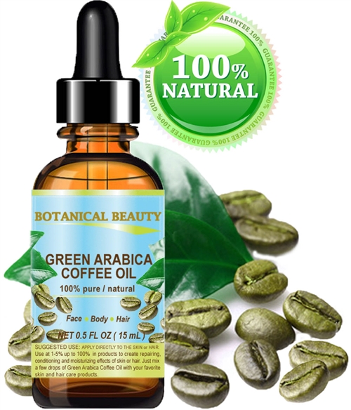 Green Arabica Coffee Oil Brazilian Botanical Beauty