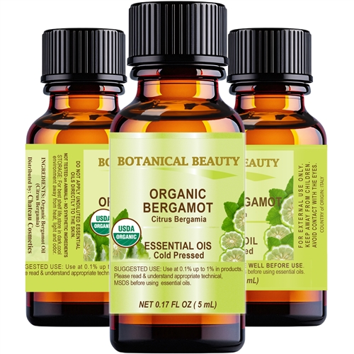 Botanical Beauty Certified Organic Bergamot Essential Oil