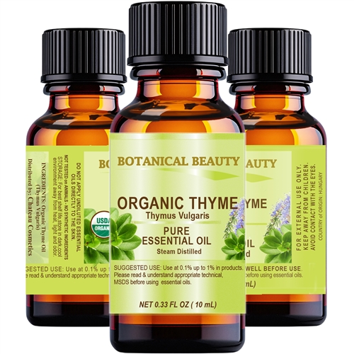 Botanical Beauty Certified Organic Thyme Essential Oil