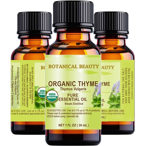 Botanical Beauty Certified Organic Thyme Essential Oil