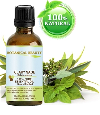 Clary Sage Essential Oil Botanical Beauty
