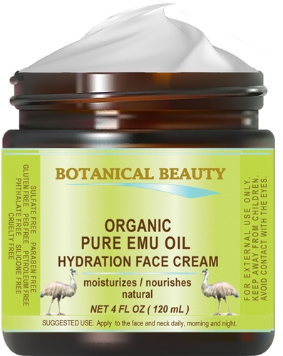 Botanical Beauty ORGANIC EMU OIL HYDRATION FACE CREAM