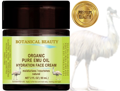 Botanical Beauty ORGANIC EMU OIL HYDRATION FACE CREAM