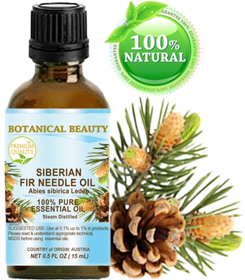Botanical Beauty Siberian FIR NEEDLE Essential Oil