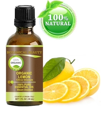 Botanical Beauty ORGANIC LEMON Essential Oil
