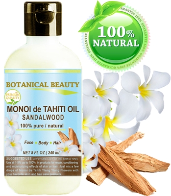 Botanical Beauty Monoi de Tahiti Oil Sandalwood