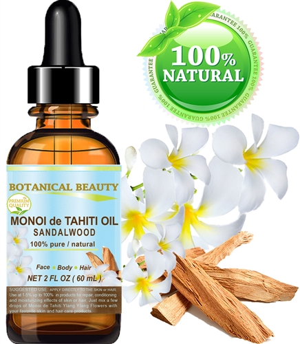 Botanical Beauty Monoi de Tahiti Oil Sandalwood