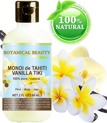Botanical Beauty MONOI de TAHITI OIL Vanilla Tiki