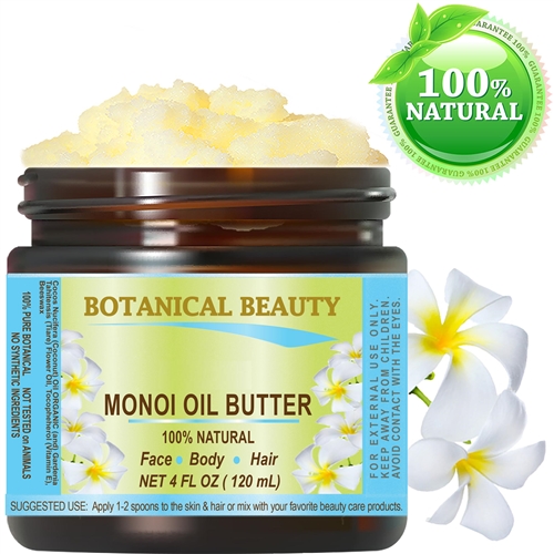 Organic Monoi De Tahiti Tiare Butter Unscented Botanical Beauty