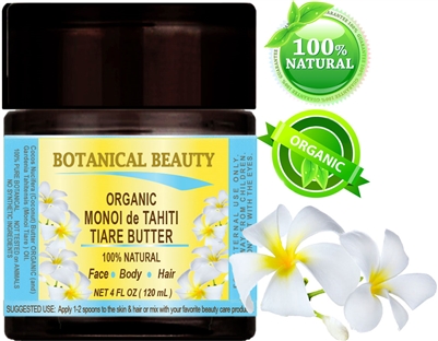 Botanical Beauty  ORGANIC MONOI de TAHITI TIARE BUTTER