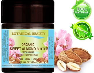 Botanical Beauty ORGANIC SWEET ALMOND oil BUTTER