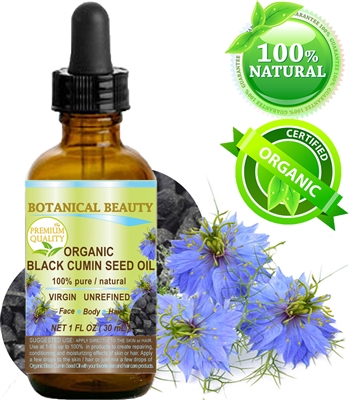 Organic Black Cumin Seed Oil Botanical Beauty