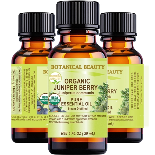 Botanical Beauty Certified Organic Juniper Berry Essential Oil