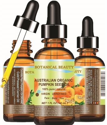 Organic Pumpkin Seed Oil Australian Botanical Beauty