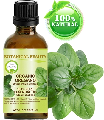 Botanical Beauty ORGANIC OREGANO Essential Oil