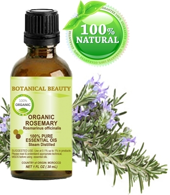 Botanical Beauty ORGANIC ROSEMARY Essential Oil