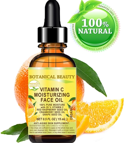 Vitamin C Moisturizing Face Oil Organic Botanical Beauty