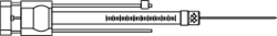 10µL, Fixed Needle, (Rep)*, 50mm L, 26 G, 0.47mm OD, Bevel