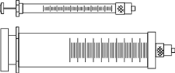 50mL Removable Luer Lock, Gas Tight (SGE)