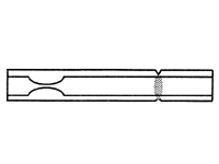Liner for Varian, Frit Split, 72mm L