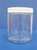 Jar, Round, Straight Sided, 53-400, 2oz., Clr, w/CapPTFE Liner