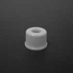 Screw Cap, 8-425, WHITE, Open Top, PP