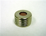 Magnetic Screw Cap, OT, w/PTFE/Butyl Rubber Septa, 1.6mm, 100/pk